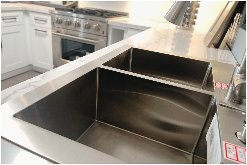 TOP-MOUNT DOUBLE BOWL STAINLESS STEEL KITCHEN SINK