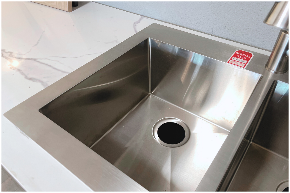 TOP-MOUNT DOUBLE BOWL STAINLESS STEEL KITCHEN SINK