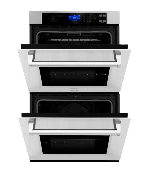 WAD-30 ZLINE 30 IN. PROFESSIONAL TRUE CONVECTION DOUBLE WALL OVEN WITH AIR FRY AND SELF CLEAN IN STAINLESS STEEL (WAD-30)