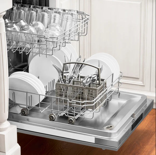 DW-304-H-24 ZLINE 24 IN. TOP CONTROL DISHWASHER WITH STAINLESS STEEL TUB AND TRADITIONAL STYLE HANDLE, 52DBA