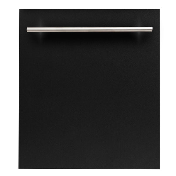 ZLINE 24 in. Top Control Dishwasher with Stainless Steel Panel and Traditional Style Handle, 52dBa (DW-304-H-24)