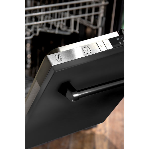 ZLINE 24 IN. TOP CONTROL DISHWASHER WITH STAINLESS STEEL TUB AND TRADITIONAL STYLE HANDLE, 52DBA (DW-24)