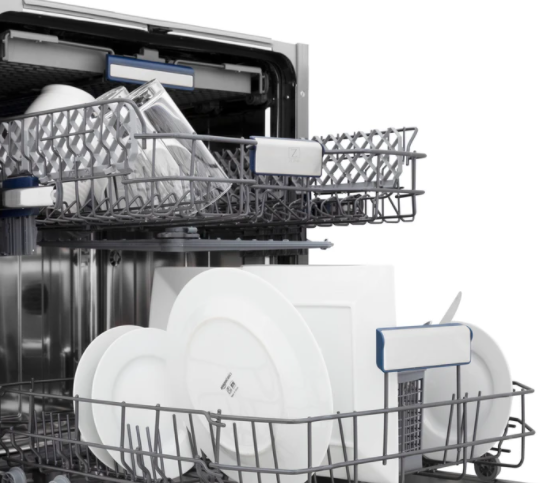 DWV-304-24 ZLINE 24 IN. TALLAC SERIES 3RD RACK DISHWASHER IN STAINLESS STEEL WITH TRADITIONAL HANDLE, 51DBA
