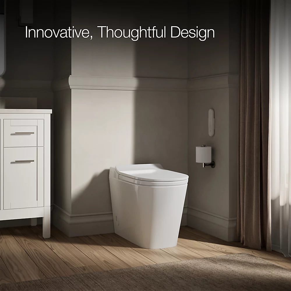 KOHLER Leap™ One-piece elongated smart toilet, dual-flush