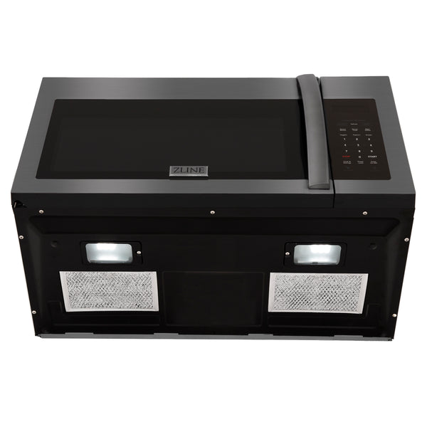 ZLINE MWO-OTR-30-BS Z LINE 30" OVER THE RANGE CONVECTION MICROWAVE OVEN IN BLACK STAINLESS STEEL