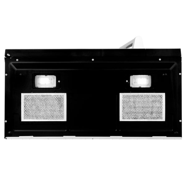 MWO-OTRCFH-30 ZLINE 30" 1.5 CU. FT. OVER THE RANGE MICROWAVE IN STAINLESS STEEL WITH TRADITIONAL HANDLE AND SET OF 2 CHARCOAL FILTERS (MWO-OTRCFH-30)