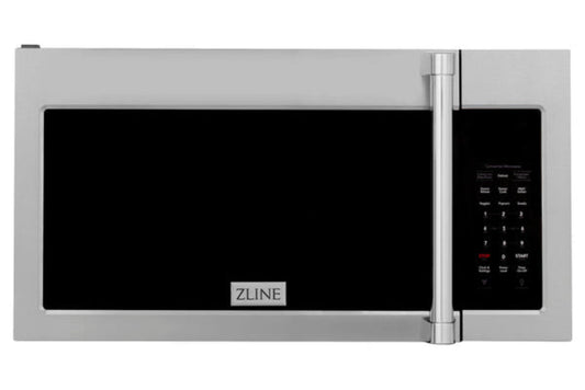 MWO-OTRCFH-30 ZLINE 30" 1.5 CU. FT. OVER THE RANGE MICROWAVE IN STAINLESS STEEL WITH TRADITIONAL HANDLE AND SET OF 2 CHARCOAL FILTERS (MWO-OTRCFH-30)
