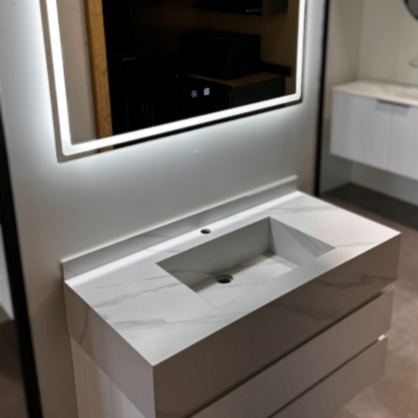 P6033.39 - 36" FLOATING BATHROOM VANITY SET