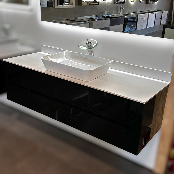 P2021.59 - 60" FLOATING BATHROOM VANITY SET