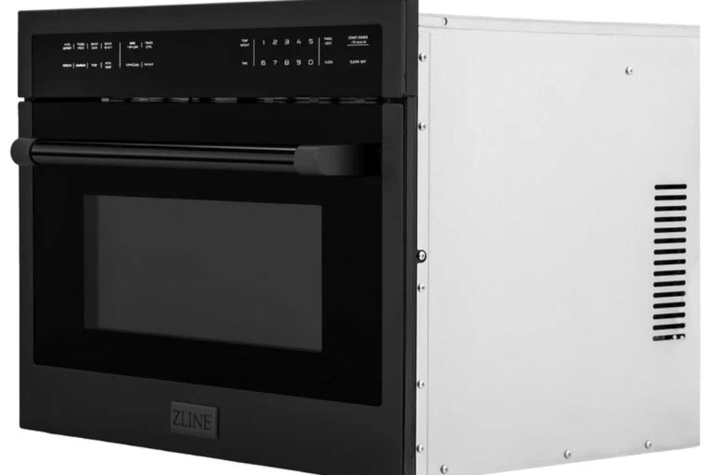 ZLINE MWO-24-BS 24" MICROWAVE WALL OVEN IN BLACK STAINLESS STEEL