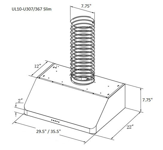Ultra Series 30 in Width, 7 in. Tall