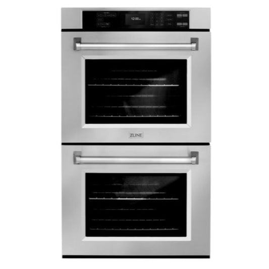 WAD-30 ZLINE 30 IN. PROFESSIONAL TRUE CONVECTION DOUBLE WALL OVEN WITH AIR FRY AND SELF CLEAN IN STAINLESS STEEL (WAD-30)
