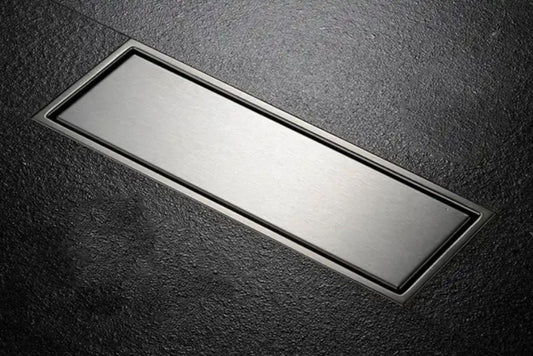 SHOWER DRAIN 300MMX110MM STAINLESS STEEL