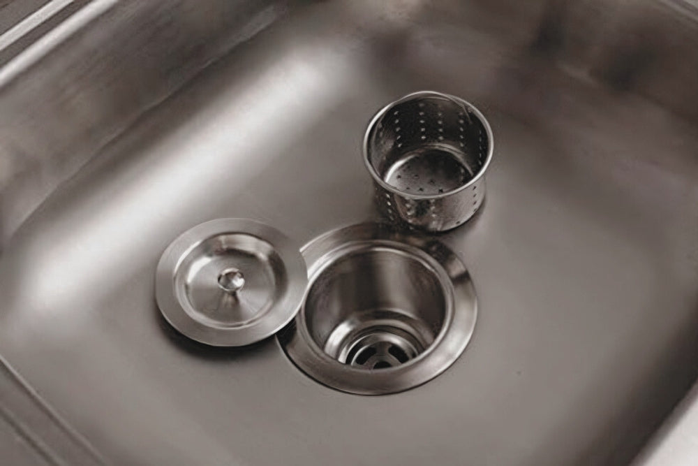 SINK BASKET DRAINER WITH SEALING LID