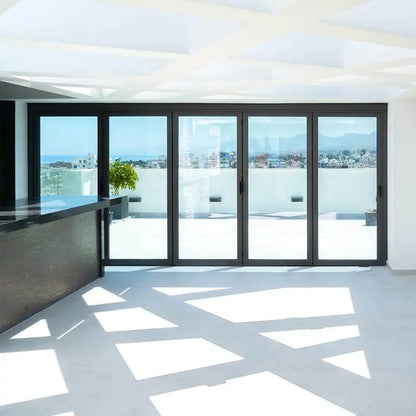 Aluminum Folding Patio Door – 144″ wide - 5 panles