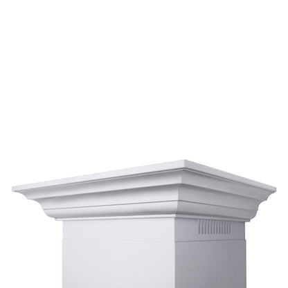 ZLINE Professional Ducted Wall Mount Range Hood in Stainless Steel with Crown Molding