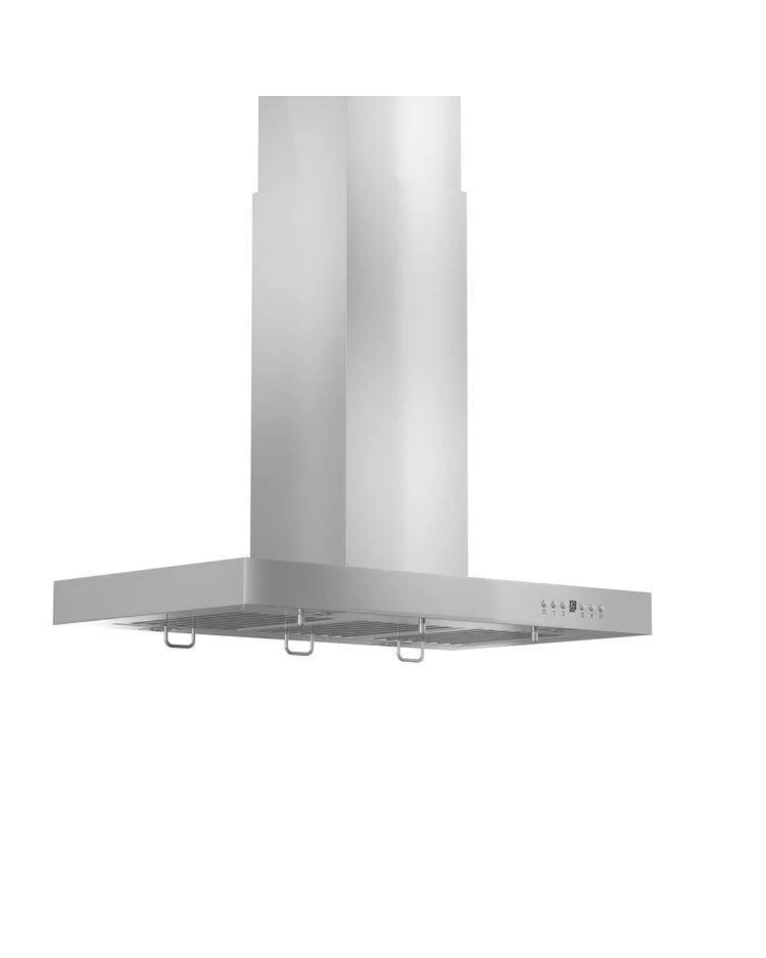 ZLINE 48 in. Convertible Vent Island Mount Range Hood in Stainless Steel (KE2i-48)