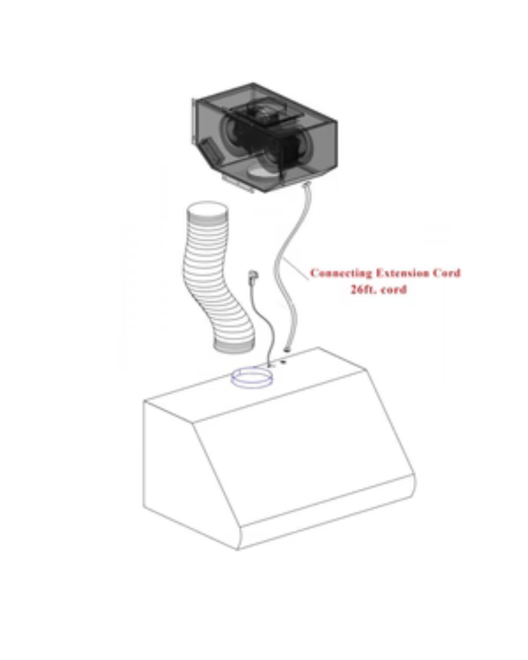 ZLINE 48 in. Ducted Island Mount Range Hood with Single Remote Blower in Stainless Steel (GL2i-RS-48-400)
