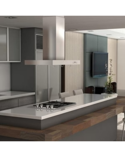 ZLINE 42 in. Convertible Vent Island Mount Range Hood in Stainless Steel (KE2i-42)