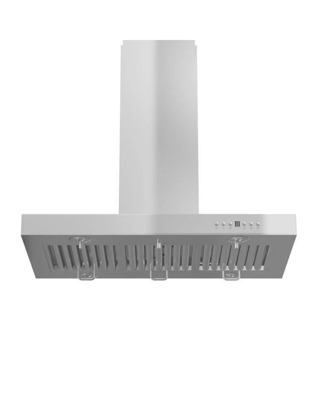 ZLINE 48 in. Convertible Vent Island Mount Range Hood in Stainless Steel (KE2i-48)