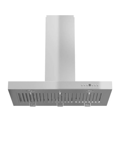 ZLINE 48 in. Convertible Vent Island Mount Range Hood in Stainless Steel (KE2i-48)
