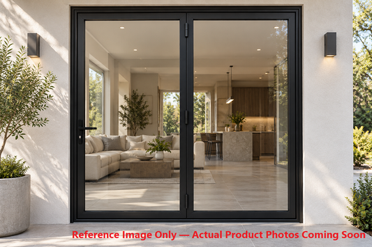 72″ Wide - 2 panels | Aluminum Bifold Patio Door