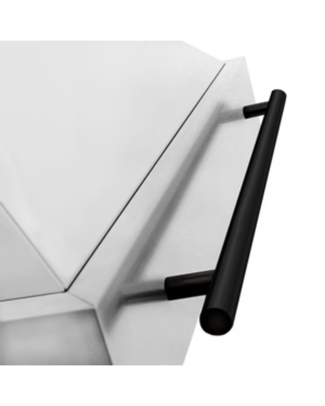 ZLINE Autograph Edition 48 in. Satin Stainless Steel Wall Mount Range Hood with Matte Black Handle (8654SNZ-48-MB)