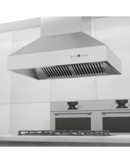 ZLINE 42 in. Ducted Island Mount Range Hood in Outdoor Approved Stainless Steel (697i-304-42)
