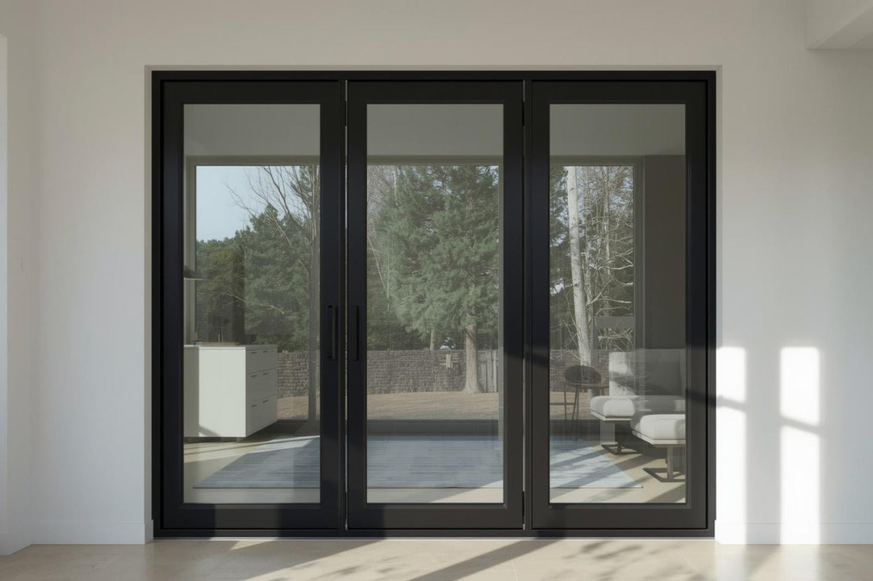 Aluminum Bifold Patio Door – 96″ wide - 3 panels