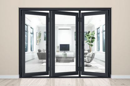 Aluminum Bifold Patio Door – 96″ wide - 3 panels
