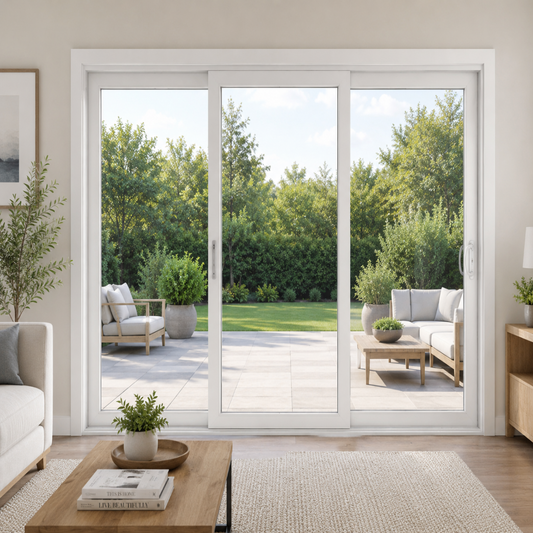 106-3/4in x 80in -Alpine 173 Sliding Patio Doors Nail on/ RETROFIT