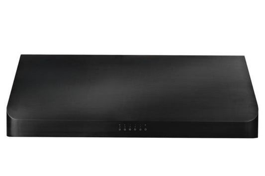 ZLINE 30 in. / 36 in 600 CFM Ducted Under Cabinet Range Hood in Black Stainless Steel