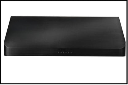 ZLINE 30 in. / 36 in 600 CFM Ducted Under Cabinet Range Hood in Black Stainless Steel
