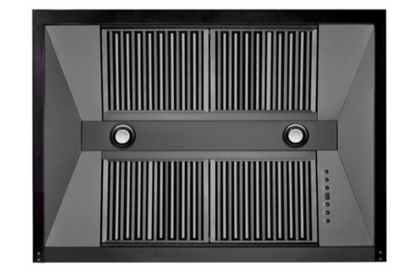 ZLINE 30" Convertible Vent Black Stainless Steel Wall Mount Range Hood (BS655N-30)