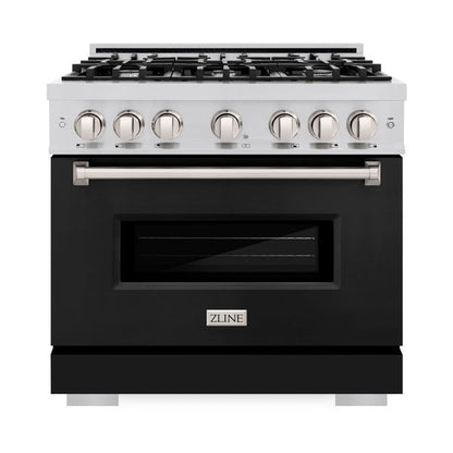 ZLINE 36 in. 5.2 cu. ft. Classic Gas Range with 6 Burner Cooktop and Convection Gas Oven (CGR)