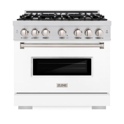 ZLINE 36 in. 5.2 cu. ft. Classic Gas Range with 6 Burner Cooktop and Convection Gas Oven (CGR)