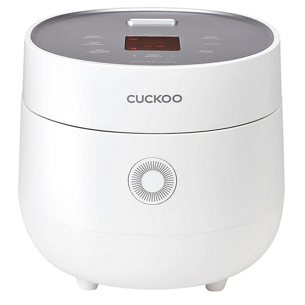 CUCKOO CR-0675FW 6-Cup Micom Fuzzy Logic Rice Cooker – 12 Cups Cooked, 10 Cooking Modes, Nonstick Pot, White
