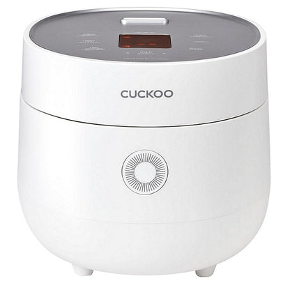 CUCKOO CR-0675FW 6-Cup Micom Fuzzy Logic Rice Cooker – 12 Cups Cooked, 10 Cooking Modes, Nonstick Pot, White
