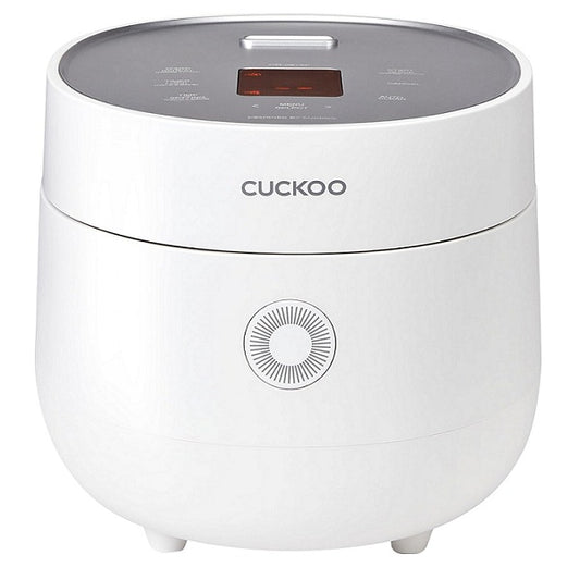 CUCKOO CR-0675FW 6-Cup Micom Fuzzy Logic Rice Cooker – 12 Cups Cooked, 10 Cooking Modes, Nonstick Pot, White
