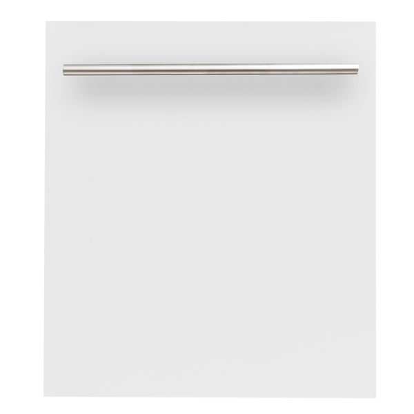 ZLINE 24 in. Top Control Dishwasher with Stainless Steel Panel and Traditional Style Handle, 52dBa (DW-304-H-24)