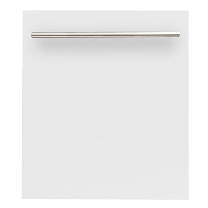 ZLINE 24 in. Top Control Dishwasher with Stainless Steel Panel and Traditional Style Handle, 52dBa (DW-304-H-24)