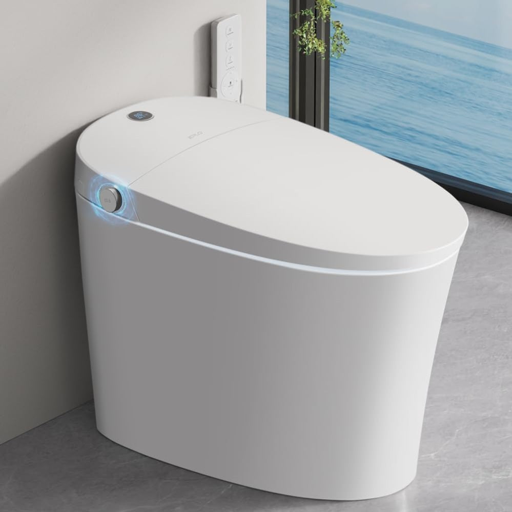 EPLO One Piece Smart Toilet Bidet, Auto Flush E18, Elongated Heated Seat