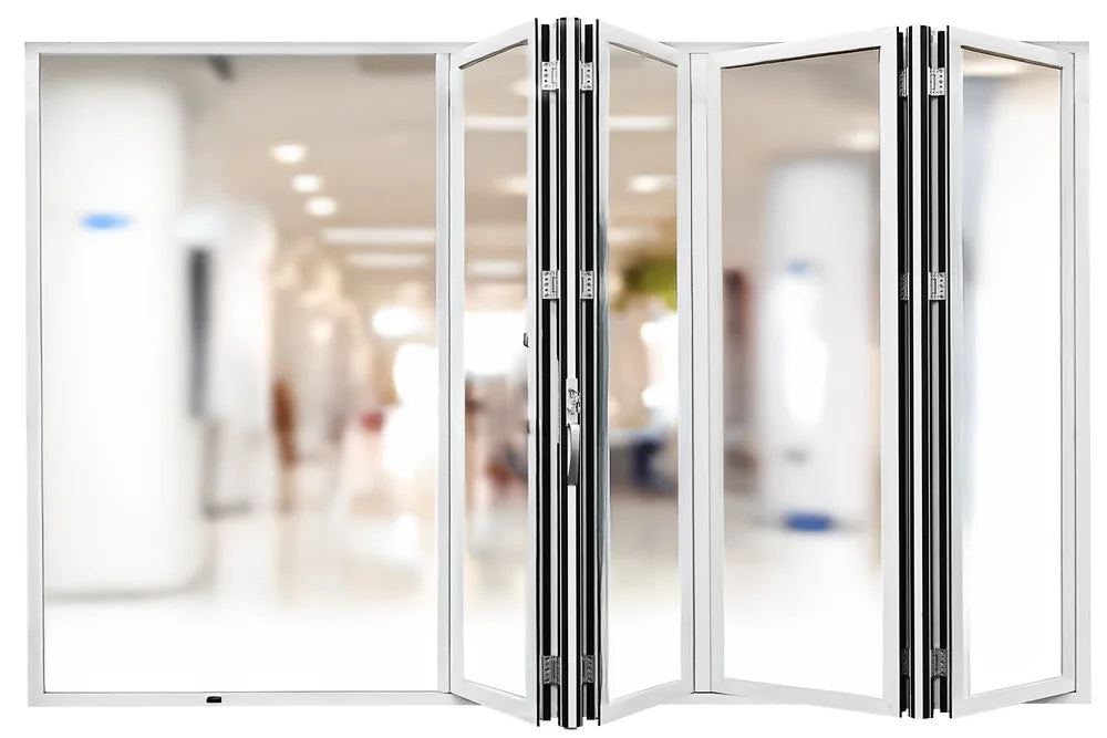 120″ wide-4 panels | Aluminum Bifold Patio Door