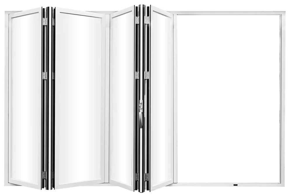 120″ wide-4 panels | Aluminum Bifold Patio Door
