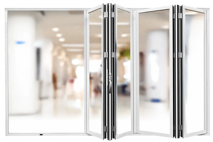 120″ wide-4 panels | Aluminum Bifold Patio Door