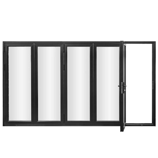 168" wide - 5 panels | Aluminum Bifold Patio Door