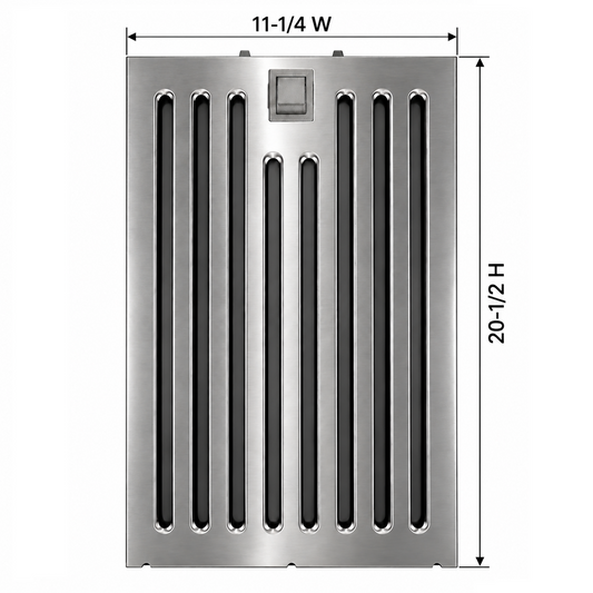 BAFFLE FILTER PX06-ISLAND SET OF 2 PCS
