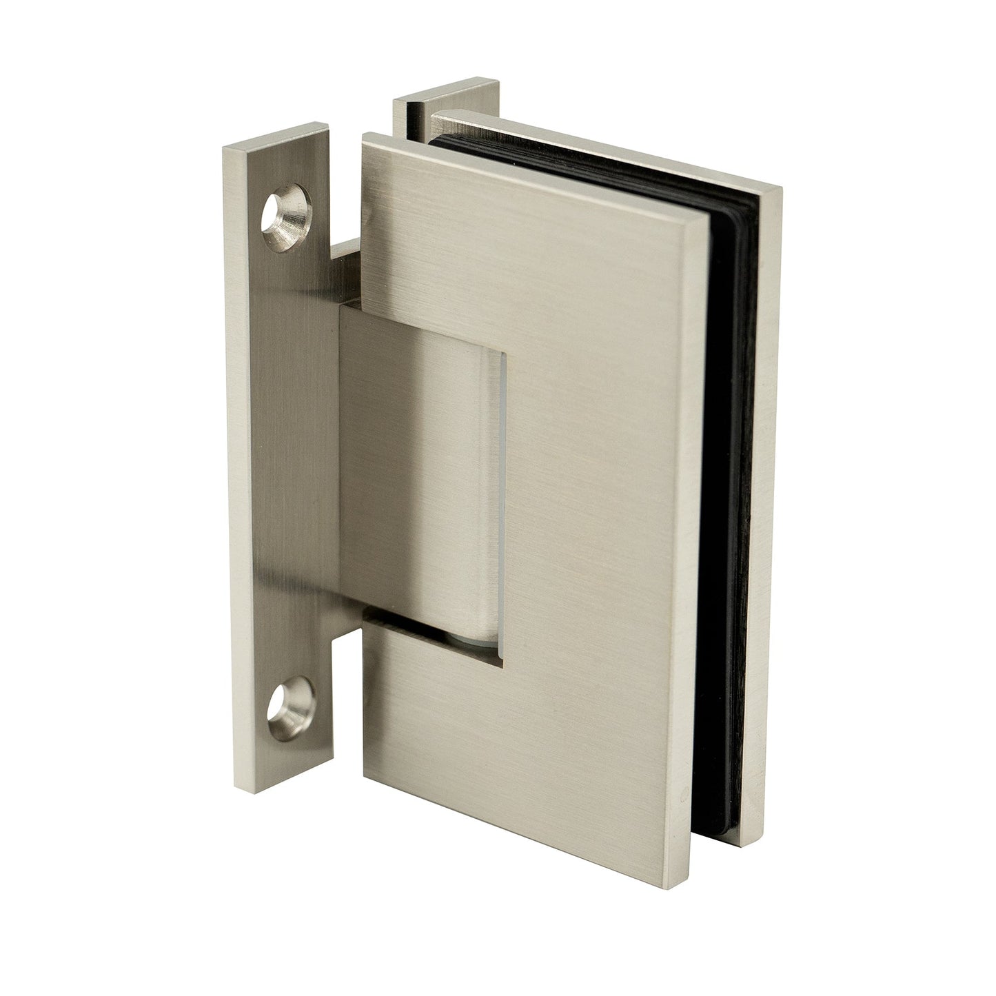 Frameless Swing Shower Door, 29-29.5"Width x 80" Height, Double 3/8" Tempered Clear Glass, 29" Door Panel