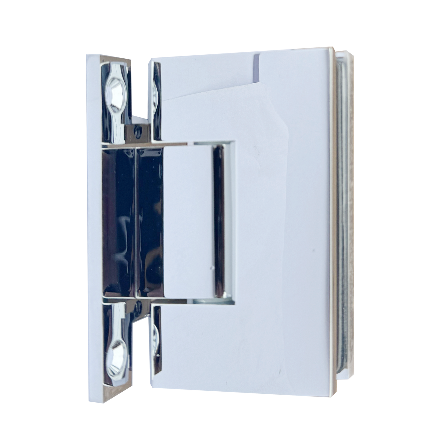 Frameless Swing Shower Door, 29-29.5"Width x 80" Height, Double 3/8" Tempered Clear Glass, 29" Door Panel