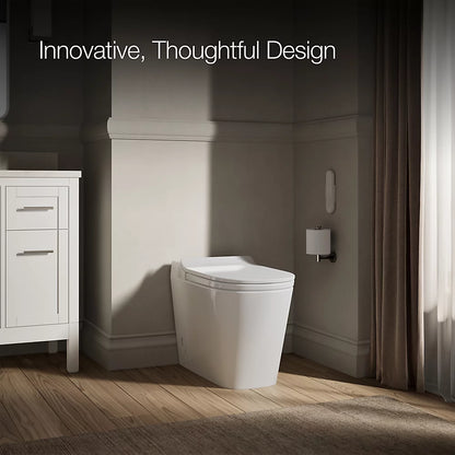 KOHLER Leap™ One-piece elongated smart toilet, dual-flush